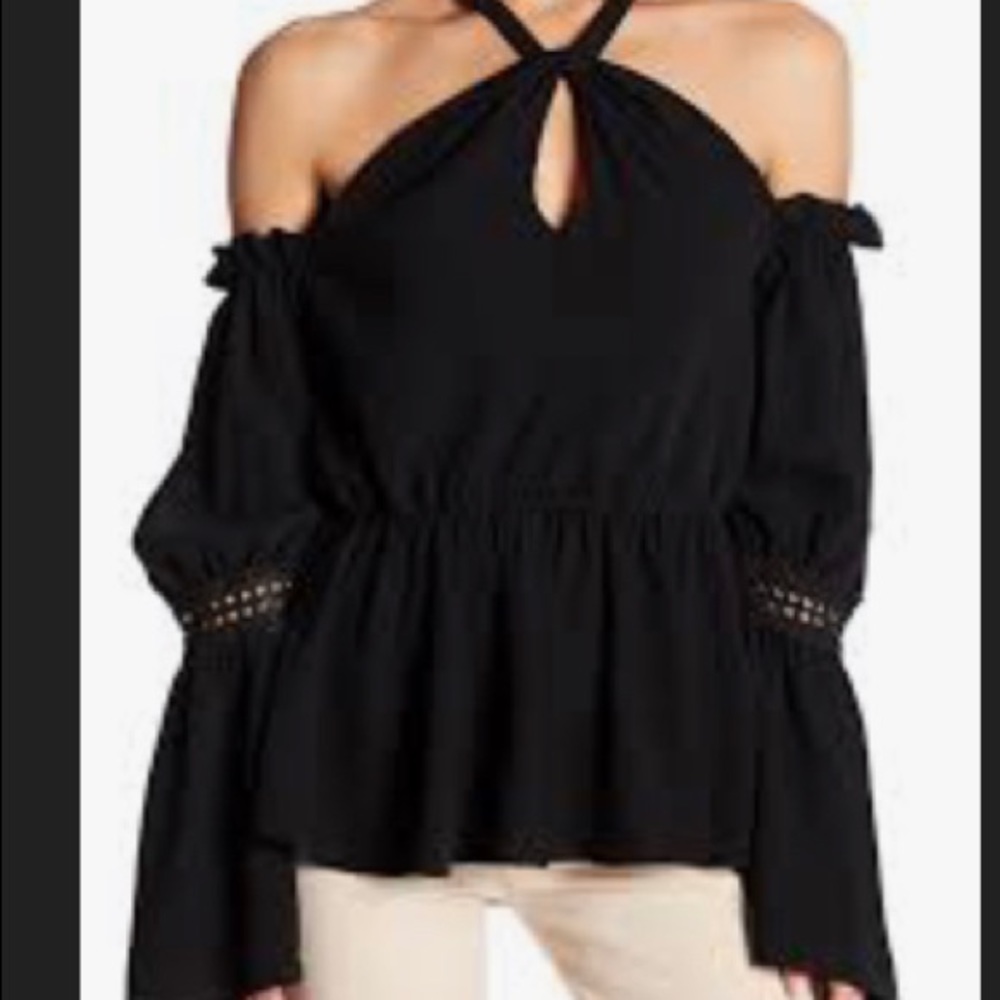Gracia Cold Shoulder Blouse